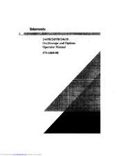 Tektronix 2465B Operator's Manual