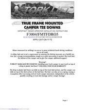 torklift F3004/FMTFDRO5 Installation Instructions Manual
