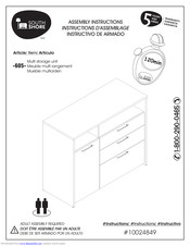 South Shore 1268394 Assembly Instructions Manual