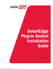 SolarEdge SEHAZB-SCKT-MTR-XX Installation Manual