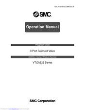 SMC Networks VT325 Series Operation Manual