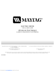 Maytag MED5707T Use And Care Manual