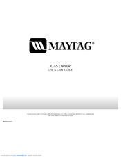 Maytag W10155112A Use And Care Manual