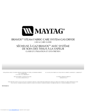 Maytag MGD6600TQ - R BravosR Steam Gas Dryer Use And Care Manual