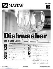 Maytag MDB-7 Use & Care Manual