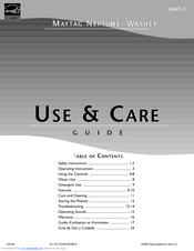 Maytag pmn Use & Care Manual