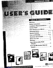 Maytag MMV5000B User Manual