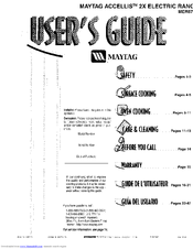 Maytag ACCELLIS MER67 User Manual