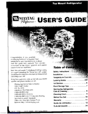 Maytag Performa 111208-1 User Manual
