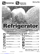Maytag Refrigerator User Manual