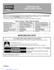 Maytag MSD2559XEB User Instructions