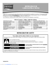Maytag MSD2574VEB User Instructions