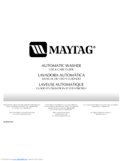 Maytag MTW5807TQ Use And Care Manual