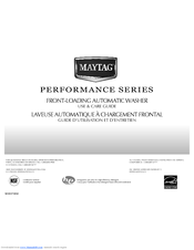 Maytag MHWE300V PERFORMANCE SERIES Use And Care Manual
