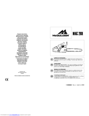 McCulloch MAC 20X User Manual