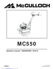 McCulloch MC550 Operator's Manual