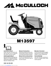 McCulloch 532 43 20-26 Instruction Manual