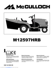 McCulloch M12597HRB Instruction Manual