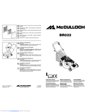 McCulloch 96141003802 Instruction Manual