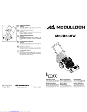 McCulloch M60B53HW Instruction Manual