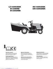 McCulloch M1359HRB Instruction Manual