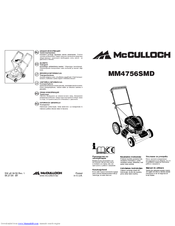 McCulloch MM4756SMD Руководство Пользователя