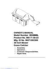 McCulloch H338HL Owner's Manual