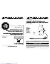 McCulloch 7096-H16J01 User Manual