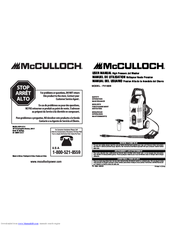McCulloch 7096180B02 User Manual