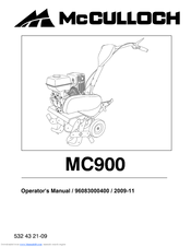 McCulloch MC900 Operator's Manual