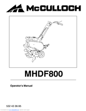 McCulloch 532 43 36-95 Operator's Manual