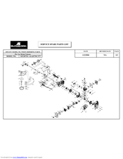 McCulloch MT30790 Service Spare Parts List