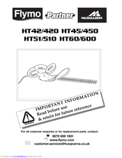 McCulloch HT450 Owner's Manual