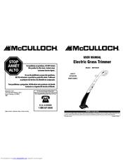 McCulloch MCT2024 User Manual