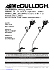 McCulloch MT3310 User Manual