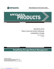McDATA 4314 Installation Manual