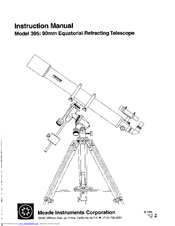 meade telescope troubleshooting