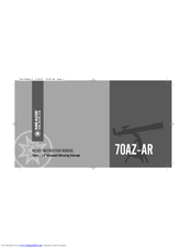 Meade TELESTAR 70AZ-AR Instruction Manual