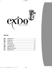 Exido Coffeegrinder 245-024 User Manual