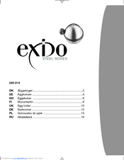 Exido Steel Series 243-014 Instruction Manual