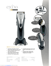 Exido Rechargeable Hairtrimmer 238-001 Specifications