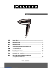 Melissa 635-101 User Manual