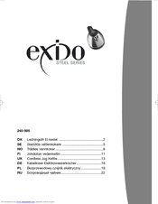 Exido Cordless Jug Kettle 245-005 Product Manual