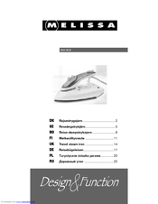 Melissa 641-013 Instructions Manual