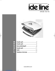 Ide Line Health Grill 743-179 User Manual