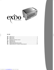 Exido Digital Mini-Oven 251-005 Product Manual