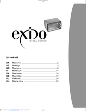 Exido Maxi Oven 251-003 User Manual
