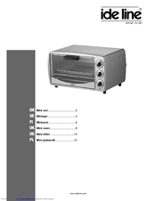 Ide Line Mini Oven 751-081 Product Manual