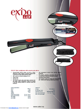 Exido Hairstraightener 235-013 Specifications