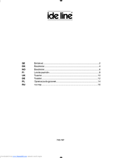 Ide Line ide line 743-197 User Manual
